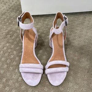 Madewell Lavender Heels - size 8